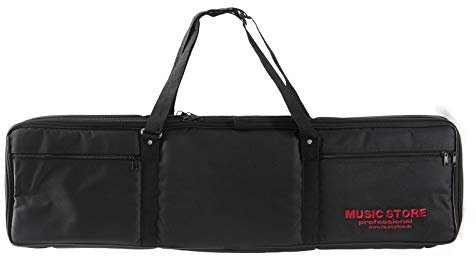 MUSIC STORE Keyboardtasche KCS-III, Schwarz, 98x25x10cm, 20mm Polsterung, Zubehör Vortasche