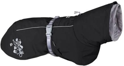 Hurtta Extreme Warmer Hundemantel, Winterjacke für Hunde, Brombeere 65 cm