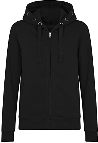 HRM Veste à Capuche Raglan Premium Enfants Luxury, Noir, Taille 146 I Sweat à Capuche Enfant, Commerce Équitable, 320 g/m² I Hoodie en 70% Coton et 30% Polyester Recyclé