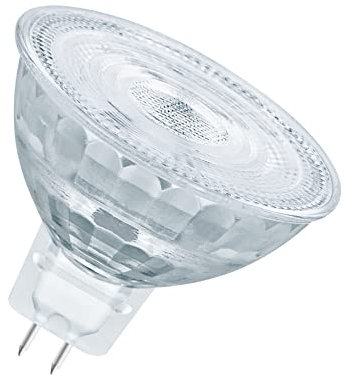 Osram Superstar dimmbare LED-Lampe mit besonders hoher Farbwiedergabe (CRI90) für GU5.3-Sockel, klares Glas,Warmweiß (2700K), 621 Lumen, Ersatz für herkömmliche 50W-Leuchtmittel, dimmbar, 1-er Pack