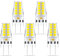GY6.35 Lampadine LED 3W, AC/DC 12-24V Dimmerabile G6.35 LED 300LM, 5 pezzi (Color : Cool White 6000K)