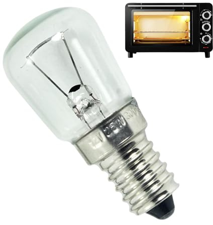 itrimaka E14 LED-lampa, E14-lampa | Värmebeständig mikrovågslampa - 12V värmebeständig glödlampa för spisfläkt, ugnslampa för köksmaskiner, liten glödlampa