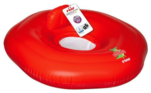 reer myswimbuddy Schwimmsitz | Schwimmhilfe für Babys und Kleinkinder | Funktional und Komfortabel | Sichere Wassergewöhnung | bis 11 kg, Rot