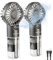 PEARL Sprühventilator: 2er Set Akku-Taschenventilator m. Nebelsprühfunktion,20 ml-Wassertank (Taschen-Handventilator, Wasser-Spray-Ventilator, Tischventilator)