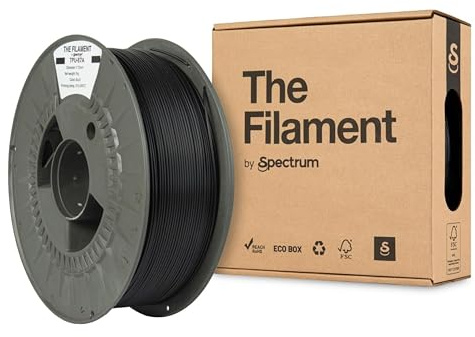 The Filament - Filament TPU-87A 1.75mm, BLACK, 1kg Spule, 3D Drucker Druckmaterialien, 3D Printer Printing Materials