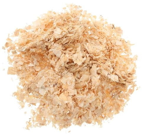 MAGICLULU Astillas de Madera Naturales Cama Suave y Absorbente Que Elimina Olores Paquete de 500g para Hámster y Conejos Adecuado para Anidar y Excavar