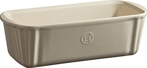 Emile Henry Eh026180 Moule à Cake Céramique Beige Argile 31 X 13 X 9 cm