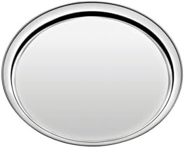 Tramontina - Plateau de Service Rond Buena Ø35cm en INOX - Élégance Durable, Finition Lisse, idéal pour Servir avec Style. Parfait pour Les Occasions spéciales, résistant et Facile à Nettoyer.