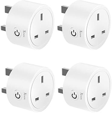 XENON Mini Smart Plug Smart Wifi Plug Wireless Smart Plugg Smart Outlet for Alexa and Google Home, Timer Function Smart Life App, No Hub Required, 4Pack, 13A