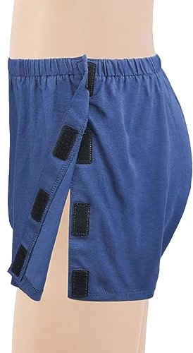 Inkontinenz Pants Männer Inkontinenzhose Baumwolle Inkontinenz Boxershorts Slips für Herren Stoffwindeln Klettverschluss Inkontinenz Unterwäsche Herren-Boxershorts, wiederverwendbar & waschbar