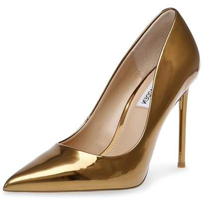 Steve Madden Women's Pump, Metallic Bronze, 5.5 UK