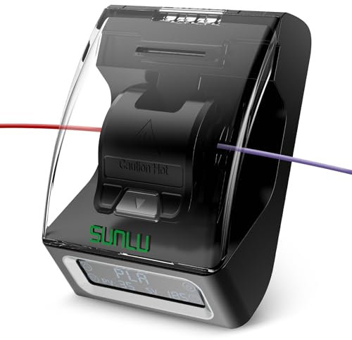 Filamentverbinder mit 200 PTFE Schlauch, SUNLU Filament Connector für 1,75mm 3d Drucker Filament, Filamentspleißer Kompatibel mit PLA PETG TPU ABS PA Nylon