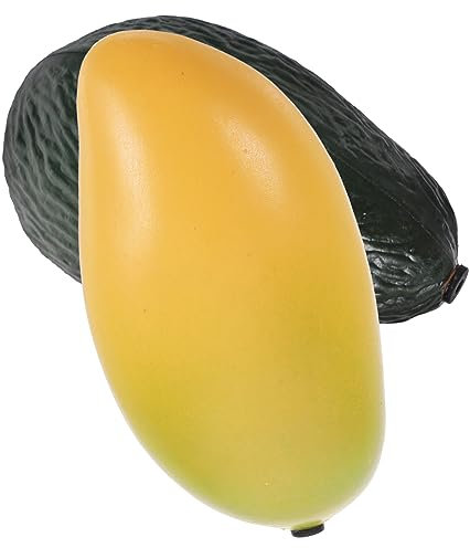 VICASKY 2st Simuliertes Obst-sandkastenspielzeug Mini-maracas Maraca-frucht Shaker Musikinstrumente Schlaginstrument Maracas Gastgeschenke Simulation Von Fruchtdekoren Fruchtshaker Plastik