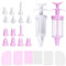 2 Set Cake Decorating Kit, Piping Bags and Nozzles, Icing Piping Kit Syringe, Piping Nozzles, Cake Piping Kit, Cake Decorating Pen with 8pcs Icing Decoration Tips