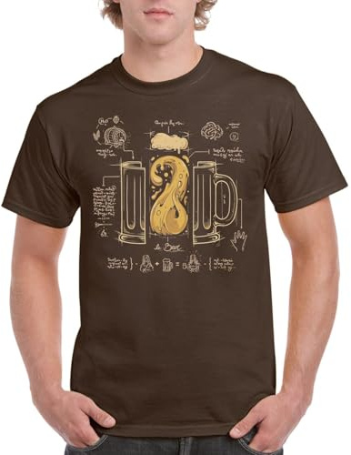 the Fan Tee Camiseta de Adulto de Hombre Divertidas Cerveza Regalo Divertido, Bebida, Amarga, Birra, Suave o Dulce Caña, Chela, 008 S