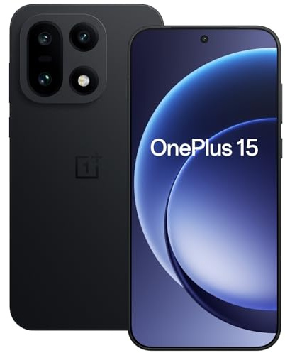 OnePlus 15 smartphone con tri-chip AI, Snapdragon 8 Elite Gen5, display da 6,78 a 165Hz, batteria da 7300mAh e tripla fotocamera da 50MP, 16GB RAM+512GB ROM, Nero Infinito – Garanzia estesa 3 anni