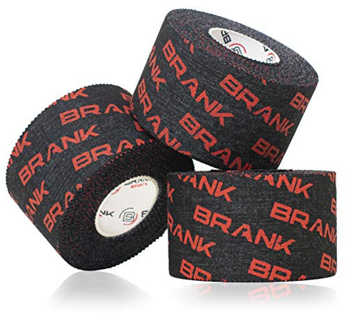 BRANK SPORTS® Finger Sport Tape für Crossfit oder Gewichtheben Antitranspirant für einen leistungsstarken Grip | 9 m lang und 3,8 cm breit Grip Tape leicht von Hand zuzuschneiden…