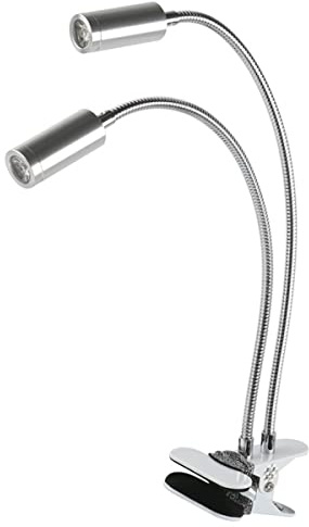 Kit de accesorios para microscopios Doble LED cuello de cisne luces lámpara de escritorio 5v protección ocular lámpara de mesa iluminación de dormitorio interior Portaobjetos de microscopio