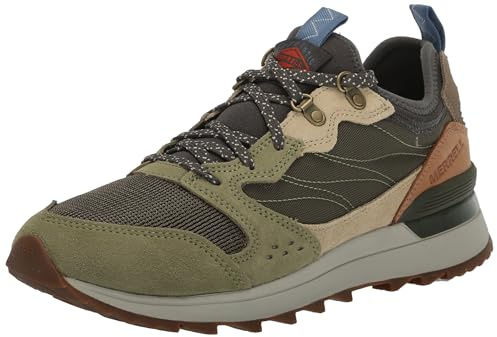 Merrell Men's Alpine 83 Sneaker Recraft Trainer, Olive Multi, 11 UK