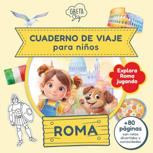 Cuaderno de Viaje para Niños: Guía de Roma con Juegos Divertidos