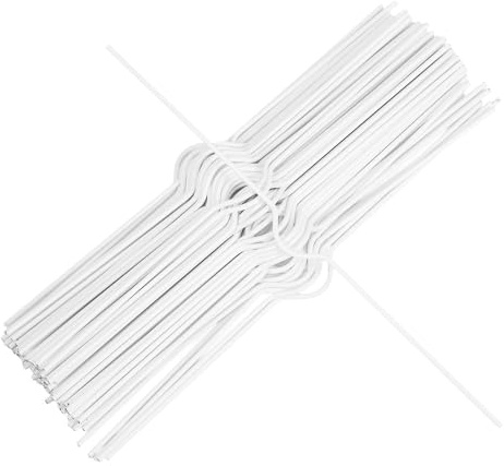 PRETYZOOM 200 Piezas Gancho para Calendarios de Alambre Resistente Clips de Colgador de Calendarios y Carteles Ganchos de Hierro Reutilizables para Oficina y Hogar Soporte para Pared y