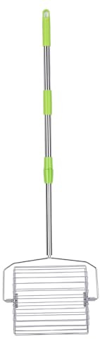 Fafeicy Tennis Ball Retriever Roller Rostfritt Stål Pick Up Tool med Teleskopiskt Handtag för Tennisklubbar Seniorer Rolling Collector för Court