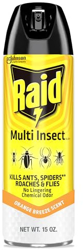 Raid Multi Insect Killer, Orange Breeze 15 Ounce (Pack of 1)