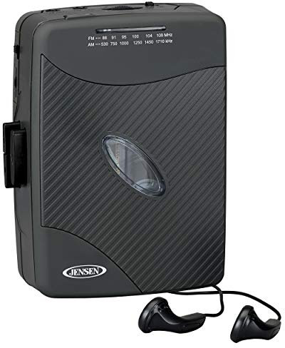 JENSEN SCR-75 - Reproductor de casete estéreo con radio AM/FM