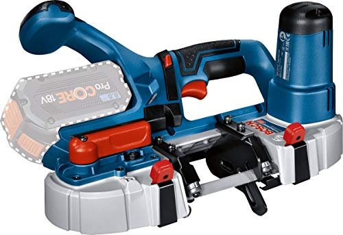 Bosch Professional GCB 18V-63 - Sierra de cinta a batería (18V, ancho de corte 63,5 mm, sin batería, en caja)