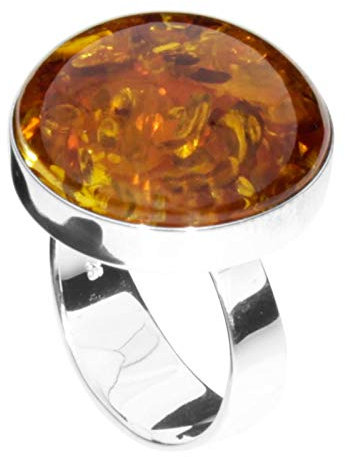 Ring - Classic 19 mm - Silber 925/000 - Bernstein