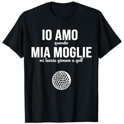 Golfisti Regali Divertente Giocatore Golf Mia Moglie & Golf Maglietta