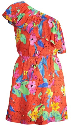 Desigual Vestido de Mujer, Rojo, XL