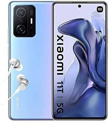 Xiaomi 11T 5G - Smartphone 128GB, 8GB RAM, Dual Sim, Celestial Blue (Renewed)