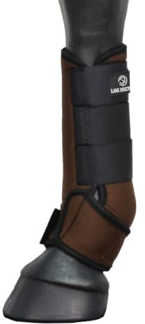 Protector Softopren Los Nietos Dressage |Set de un par | Talla XL | Color Marrón | Equipamiento para el caballo | Producto de Guarnicionería | Tradición artesana | Los Nietos