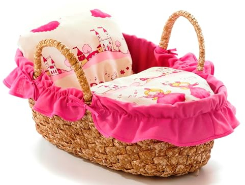 Bayer Chic 2000 Puppen-Tragetasche, Kuschelige Tragetasche für Puppen, Pink