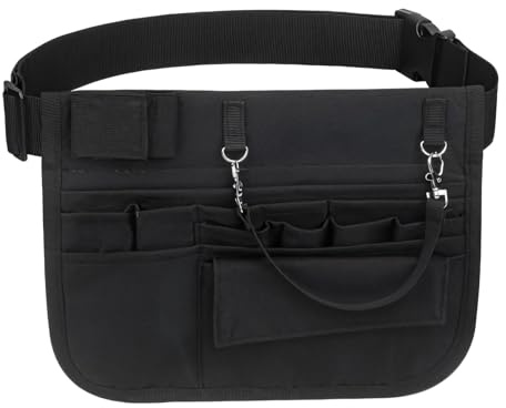 Generic Water-Resistant Nurse Fanny Pack with Stethoscope Holder, Medical Fanny Pack for Healthcare Workers, Multi-Pocket, Adjustable Waist Belt