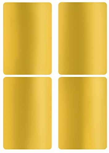 Royal Green Gold Color Sticker Labels (75mm x 50mm) - Rectangular Inventory Label 7.5 cm x 5 cm inch - 60 Pack