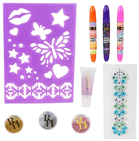 Toyland® Rainbow High Hair Chalk Studio - Colour, Ombre, Glitter & Style! Girls Dressing Up