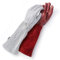 LAUTER SCHUTZ ® DORNENSICHERE Rindsleder Handschuhe -Mit Rückennaht für Bewegungsfreiheit und Komfort (S, Braun)