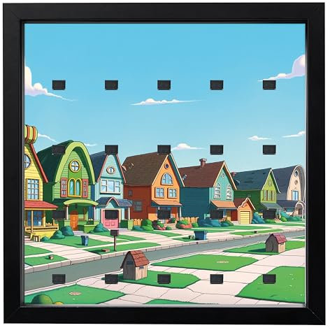 GetStones24 Vitrine für Lego® Figuren - 35x35cm Bilderrahmen - MF_0029