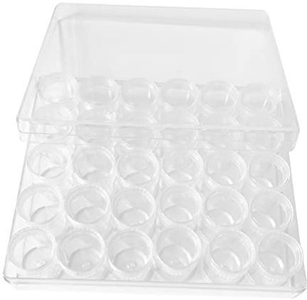 VINTORKY 1ensemble Set De Pots De Plastique Transparent Pour Cosmétiques Pour Lotions Et Produits De Boîtes De Rangement Pour Voyage Et Organisation