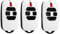 Set di 3 telecomandi per cancello 433,92 MHz, compatibile con DEA GTI2/4, GT2/4, Mio TR2/4, Mio TR2N/4N telecomando per porta del garage
