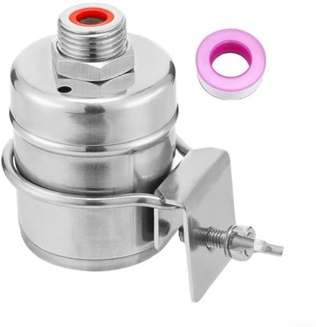 Valvola galleggiante automatica DN15 con sfera galleggiante in acciaio inossidabile per un controllo preciso del livello dell'acqua, prevenzione del trabocco e uso versatile in torri d'acqua, clip