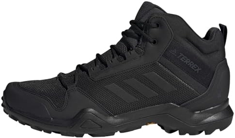 adidas Herren Terrex AX3 Mid GORE-TEX Hiking Shoes, Core Black / Core Black / Carbon, 42 EU