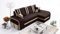 Robin York Ecksofa Mit Schlaffunktion, Bettkasten, Kleine Kissen, Hocker - L-Form Schlafsofa, Freistehende Eckcouch, Wohnzimmermöbel Wohnlandschaft Rechts Beige