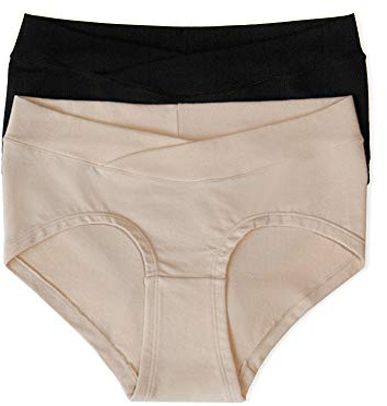 Kindred Bravely Hipster Maternity Underwear for Women and Postpartum Underwear 2 Pack