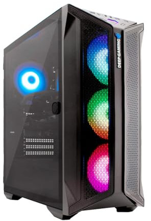 DeepGaming - PC Gamer Nostromo Intel Core i9-12900F, Nvidia RTX3050 8Go, 64Go RAM DDR4, 1To SSD NVMe PCIe4.0 + 4To HDD, WiFi AX1800, Bluetooth 5.2. W11 Préinstallé sans Licence.