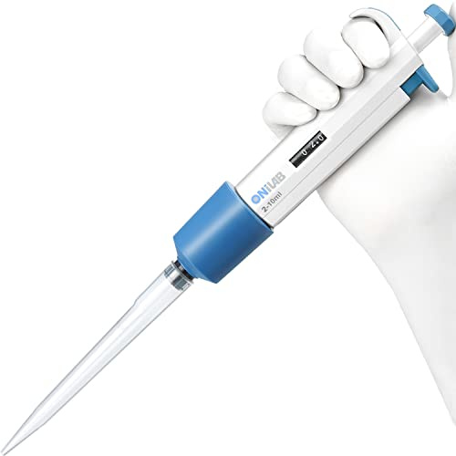 Micropipette de laboratoire ONiLAB 2-10ML, pipette à canal unique, pipette à volume réglable, micro pipettes, pipette haute précision, autoclavable…