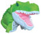 EcoBuddiez Hand Puppet - Krokodil von Deluxebase. Krokodil Plüsch Handpuppen für Kinder. Eco-Friendly Tier Spielzeug Puppe für Pretend Play und Kinder Geschenke.