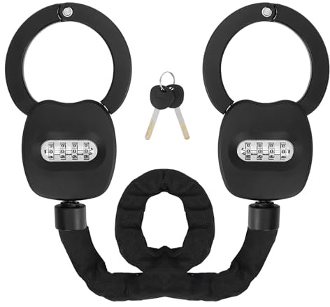 Gaethra Antivol Trotinette Electrique, Cadenas trotinette avec Serrure à Code à 4 Chiffres, Cadenas Trotinette Electrique, Antivol Velo, Chaine Antivol pour Trottinettes, Vélos, Poussettes, Bicyclette